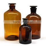 250ml Amber Narrow Mouth Glass Reagent Bottle thumbnail-1