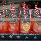 Hot Selling Wholesale Mason Jar Tumbler With Straw thumbnail-1