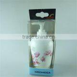 Deco Floral Ceramic Lotion Bottle, Lotion Dispenser With PVC Gift Box Promotional Package thumbnail-3