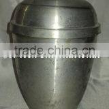 Polished Aluminum Cremation Urn,Adult Cremation Urn,Metal Cremation Urns,Antique Cremation Urns