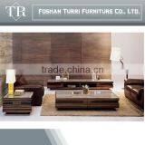 Modern Marble Travertine Top Hardware Base Coffee Table thumbnail-2