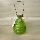 3 Sizes Colored Glass Wasp Trap Hanging Glass Bee Catcher, Glass Pest Catcher thumbnail-5