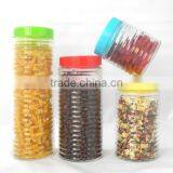 Grain Glass Canister for Food With Screw Top Plastic Lid/metal Lid thumbnail-1