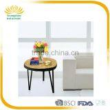 High Quality Oak Cheap Small Black Round Home Goods Modern Wood Coffee Table thumbnail-1