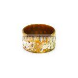Horn Napkin Ring, Amber Color, Table Decoration, Round Shape, 100% Handmade in Vietnam thumbnail-2