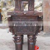 Mascot Chinese Style Cast Brass Ding Statue thumbnail-2