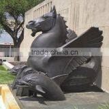 Modern Garden Sculpture Decoration Stone Hippocampus Sculpture thumbnail-4