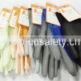 DDsafety Hot Sale PU Working Gloves White Nylon Working Gloves With White PU Safety Glove Working Gloves thumbnail-3