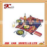 2015 New Style Recyclable Logo Printing Lunch Cooler Bag With Drink Holder thumbnail-2