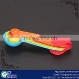 CK-S043 5Pcs Rainbow Plastic Measuring Spoons Cups Tools Set For Baking Cooking Plastic Measuring Spoon Set / Measuring Cup thumbnail-5