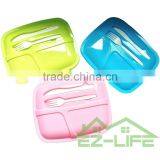 China Supplies New Fashion FDA/LFGB Food Grade Folding Silicone Kids Lunch Box thumbnail-6