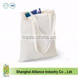 Wholesale Promotional Shopping Reusable Tote Plain White Cotton Bag thumbnail-2