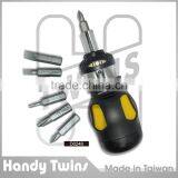 6 In 1 Stubby Ratchet Screwdriver thumbnail-1