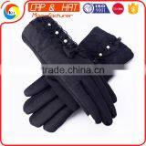 Customized Thinsulate Thermal Lined Stretch Winter Acrylic Knitted Glove for Mobile Phone thumbnail-2