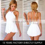 2016 New Arrival Fashion Sexy Lades' Hollow Out Club Free Porm Chiffon Dress thumbnail-1