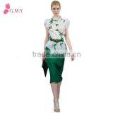 Ladies Fashion Formal Work Silk Dresses for Slim Lady thumbnail-1