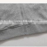 Custom Wholesale Blank High Quality Plain Screen Print Men Sports Hoodies Without Hood thumbnail-6