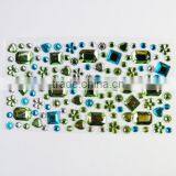 Colorful Self Adhesive Gems Custom Diamond Acrylic Rhinestone Sticker thumbnail-4