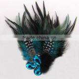 Men/women Diamond Brooch Night Bright Feathers Brooch MC Bride Wedding Brooches thumbnail-3