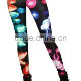 MGOO New Arrival Custom Print Running Tight Leggings High Waist Spandex All Over Sublimation Print Pants thumbnail-4