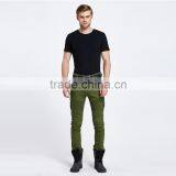 2016 New Brand Men's Fashion Jeans Green Jeans Male Personality Folds Comfortable Hotsale Biker Jeans thumbnail-1