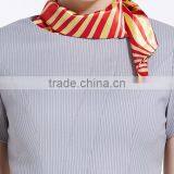 Custom Good Quality Fashionable Slim Fit Air Hostess Stewardess Uniform / Business Dress for Stewardess Wholesale thumbnail-3