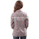 Hot Sale High Quality Fancy Floral Soft Casual Shirt for Women thumbnail-3