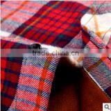 Wholesale Plaid Microfiber Flannel Shirt Designs for Men Fashionable Dress Shirt Manufacturers thumbnail-3