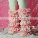 Light Pink White Lace Petti Warmers LM67 thumbnail-1