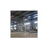 Professional Custom Mobile Tower Scaffold / Scaffolding Mobile Tower For Inspecting Roof