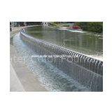 Landscape Outdoor Fountains And Waterfalls Commercial Water Fountains With LED Strip