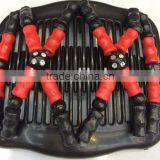 2015 Hot Selling XP-CM-1006 Butterfly Elastic Beaded Magic Hair Comb Costume Twins Hair Comb Sets Factory Price thumbnail-3