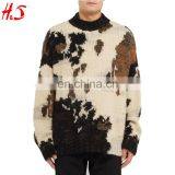 New Innovation Products Best Selling Clothing Casual Style Crew Neck Oversized Wool-Blend Sweater thumbnail-1