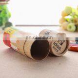 Factory Price Customized Brown Kraft Cardboard Paper Cylinder Box for Colorful Pencil Packaging thumbnail-4