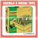 2015 New Style Plastic Funny Snake and Ladder Board Game Intelligent Magnetic Game Set Toy