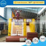 TOP INFLATABLES Multifunctional Baby Chair Princess Bouncer Castle Water Slide Material thumbnail-3