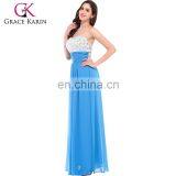 Grace Karin New Fashion Sexy Ladies Long Rhinestone Beaded Evening Dress CL3424-3# thumbnail-1