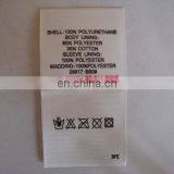 100% Custom Printed Wash Cotton Care Label/Washable Label thumbnail-4