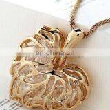 Gold Plated Heart Pendant With Necklace