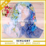 2015 New Design Summer Lady Chiffon Scarf Fashion Silk Scarf