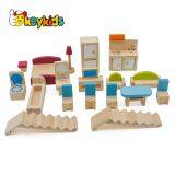 Best Supplies Children Miniature Wooden Doll House Set for Wholesale W06A281 thumbnail-2
