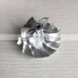 RHF5 44,95/59,00 мм 6+6 лопастей высокопроизводительный турбо-турбонагнетатель алюминиевый 2618/Б illet/фрезерованное компрессорное колесо thumbnail-2