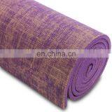 SGS Test Report 100% Natural Material Top Quality Hemp Jute Yoga Mat thumbnail-3