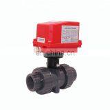 CTF-002 Motorized Ball Valve 220v Plastic UPVC