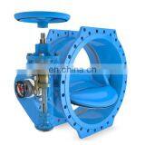 High Quality Double Flange Eccentric Butterfly Valve thumbnail-5