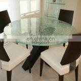Ice Cracked Decorative Table Top Laminated Glass thumbnail-1