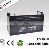 solar panel usage 12v 180ah battery made in China