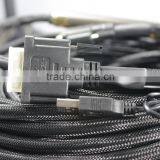 80M NYLON BRAIDED 24+1PIN M TO M DVI-D CABLE WITH USB ADN CHIP SET thumbnail-3