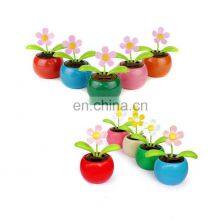 New Car Exterior Decoration Styling Accessories Solar Powered Dancing Flower Swinging Animated Dancer Toy Car Decoration Parts thumbnail-4