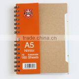 Spiral Notebook With Subject Dividers